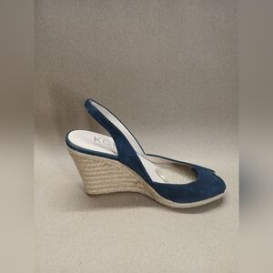 Kors Michael Kors Navy Wedge Espadrilles
